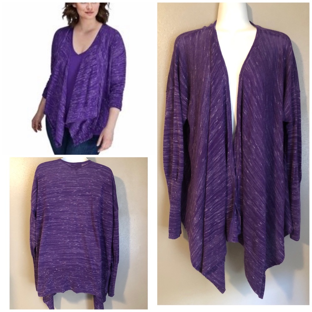 Lane Bryant Size 18/20 Draping Front Cardigan